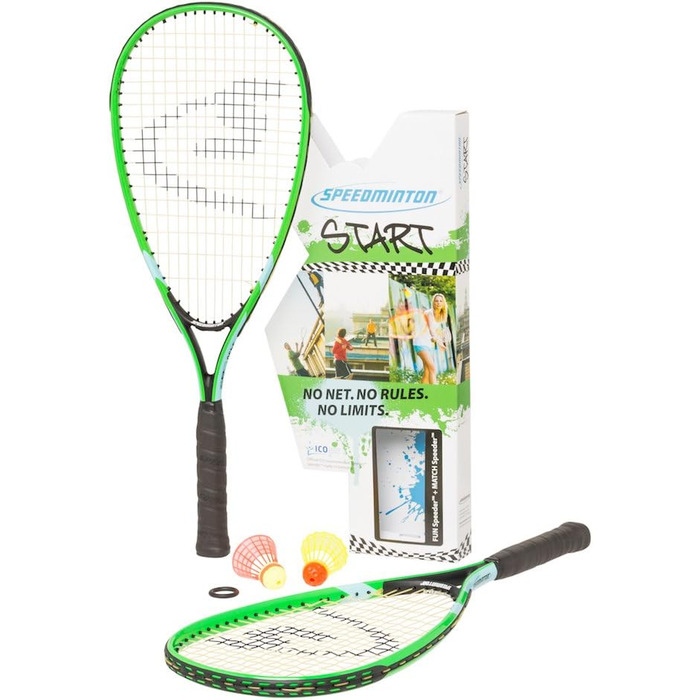 Набір воланів Speedminton Mix Tube, 5 шт, жовті, універсальний розмір, зелений/червоний/синій/чорний