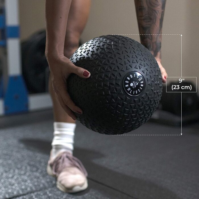 Фітнес м'яч Nordic Lifting Slamball, важкий, зручний для кросфіту та тренування кора