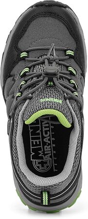 Дитячі трекінгові черевики Meindl Crib Shoe 34 EU, антрацит-зелений