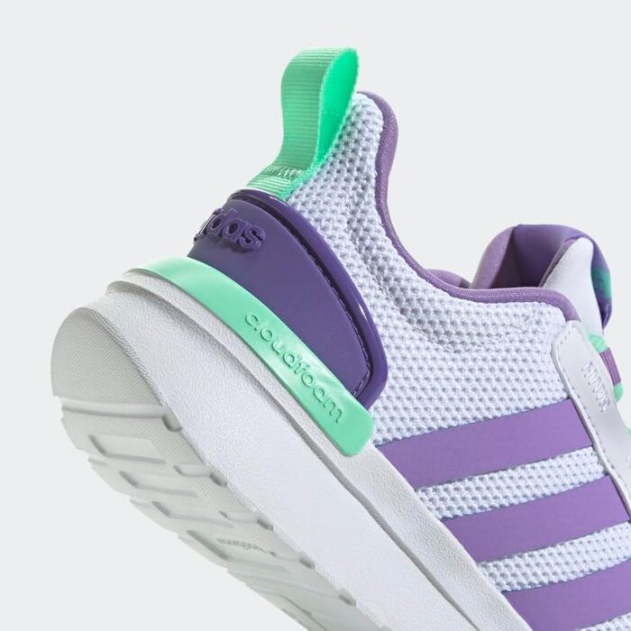 Кросівки для бігу Adidas Fortarun Unisex (36 EU, White Violet Fusion Pulse Mint)