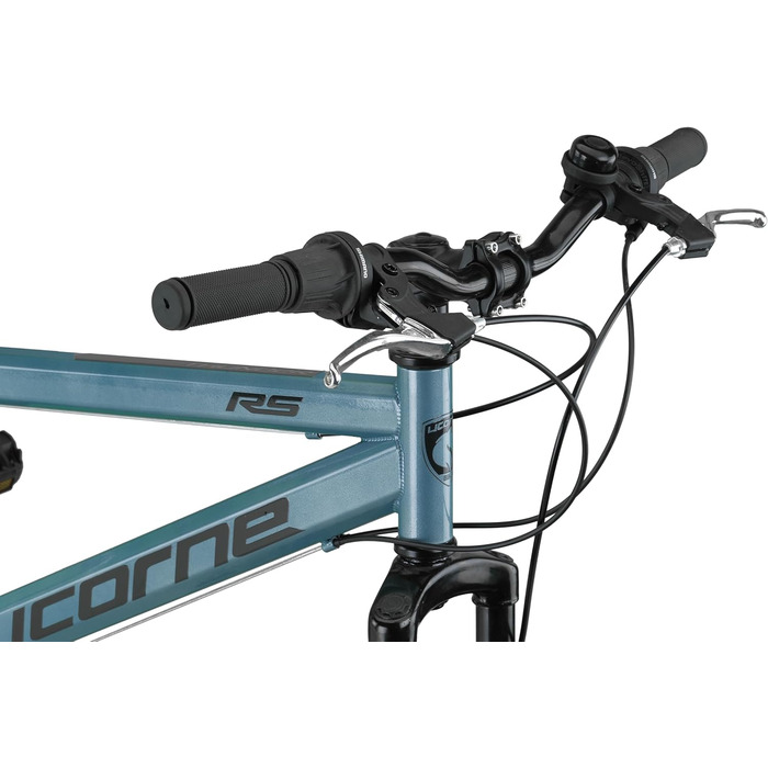 Гірський велосипед Licorne Bike Thunder Premium з дисковими гальмами, 26 дюймів, Aquamarine — універсальний для дітей та дорослих