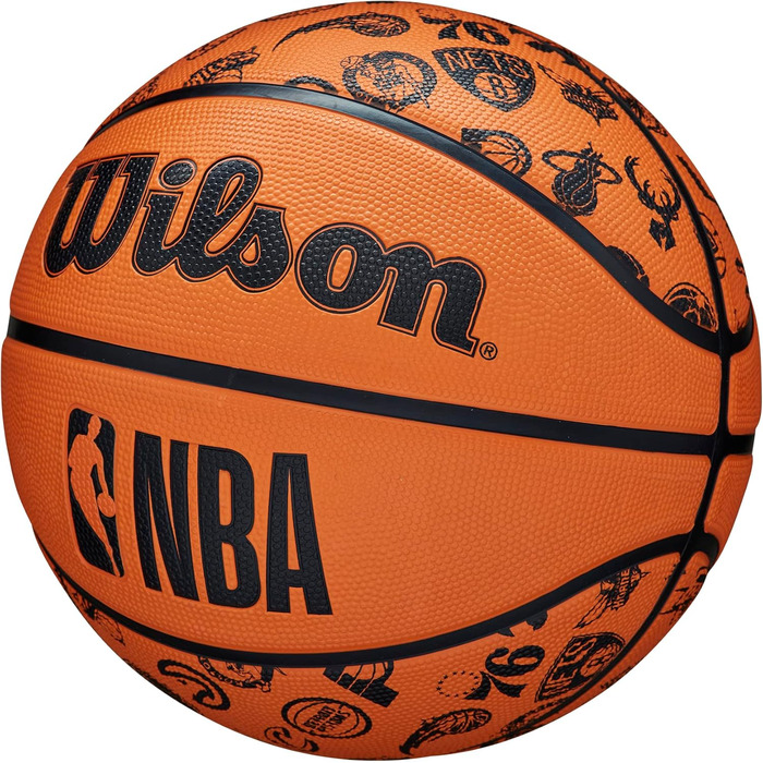 Баскетбольний м'яч Wilson NBA All Team для дорослих, універсальний