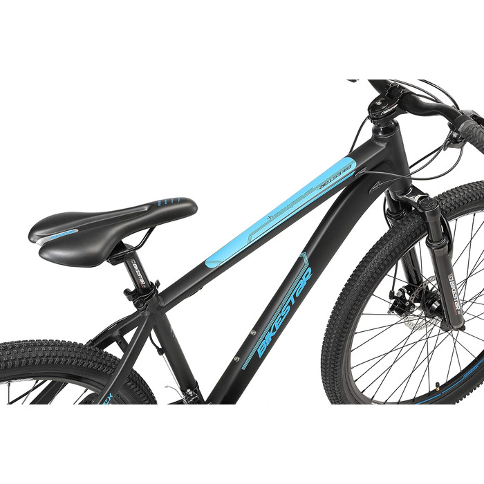 Гірський велосипед BIKESTAR Hardtail алюмінієвий, 21 швидкість Shimano, дискові гальма, 26