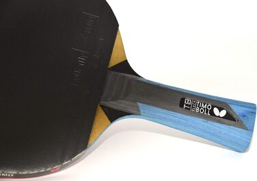 Настільна ракетка Butterfly Timo Boll Black, професійна, ITTF, анатомічна ручка, накладка Wakaba