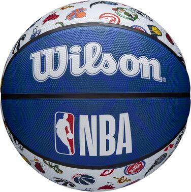 Баскетбольний м'яч Wilson NBA All Team 7, червоно-біло-синій, універсальний