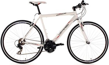 Фітнес-байк KS Cycling Lightspeed 28'' алюмінієва рама 58 см, білий