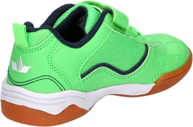 Дитячі спортивні зальні черевики Lico Sloan для занять спортом (28 EU, зелено-морські, білі)