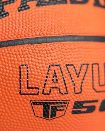 Баскетбольний м'яч Spalding TF-50 розмір 5, гумовий, для вулиці, антиковзний, помаранчевий, для початківців, офіційна версія 2022