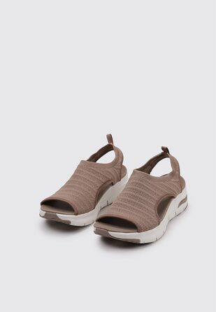 Сандалії Skechers Arch Fit City Catch для жінок (43 EU, Мокка Майлар в'язка)