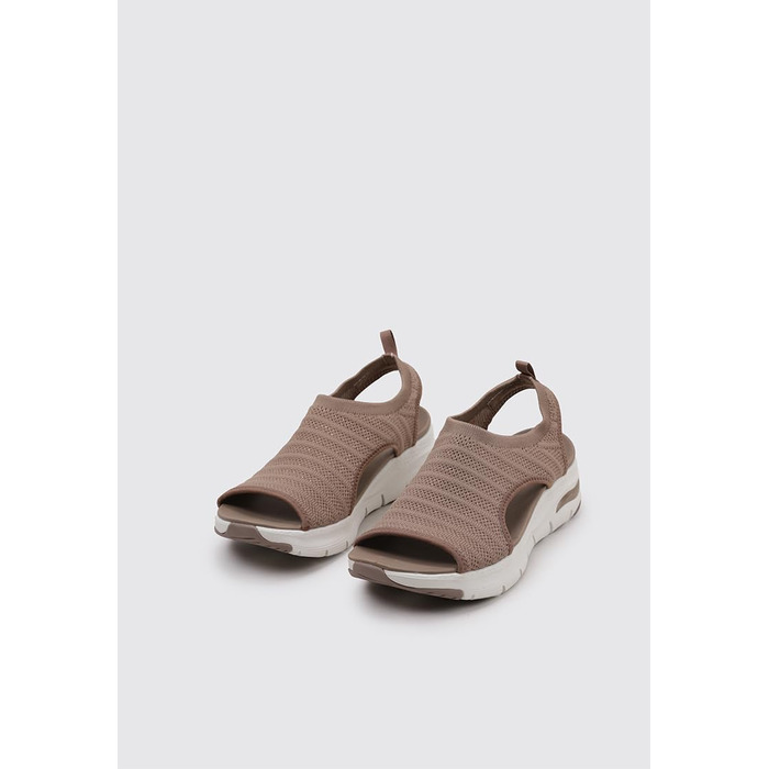 Сандалії Skechers Arch Fit City Catch для жінок (43 EU, Мокка Майлар в'язка)