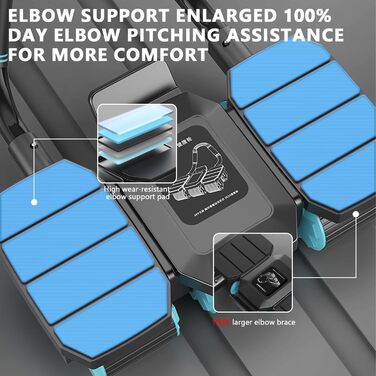 Автоматичний ролик для пресу з функцією відскоку та 6 колесами, тренажер для пресу, Core Trainer, 150 кг, з тримачем для телефону