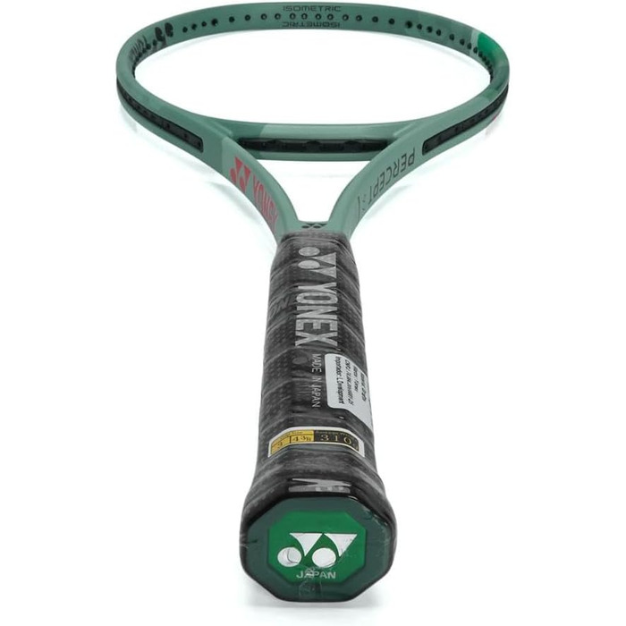 Тенісна ракетка Yonex Percept 97 310 г для змагань, неструнована, світло-зелена/темно-зелена