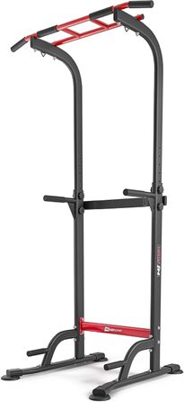 Силова вежа Hop-Sport HS-2012K з турніком і брусами, багатофункціональний тренажер з регульованою перекладиною