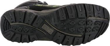 Чоловічі трекінгові черевики Lico Rancher High, 47 EU, чорний/сірий/зелений