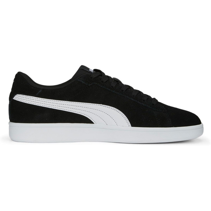 Чоловічі шкіряні кросівки Puma Smash 3.0 L чорні (Puma Black/White), розмір 43 EU