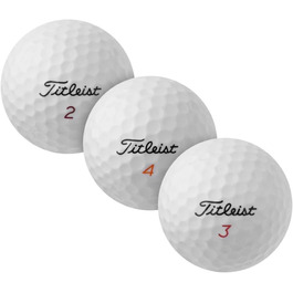 Гольф-м'ячі Titleist AAA/AA, 50 шт, б/в Lakeballs для гольфу