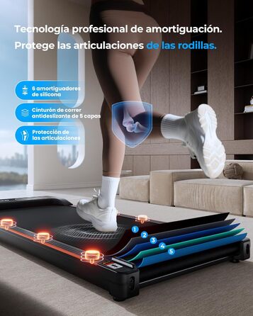 Walking Pad: компактне складане бігове полотно для дому та офісу з пультом керування. Європейський стандарт.