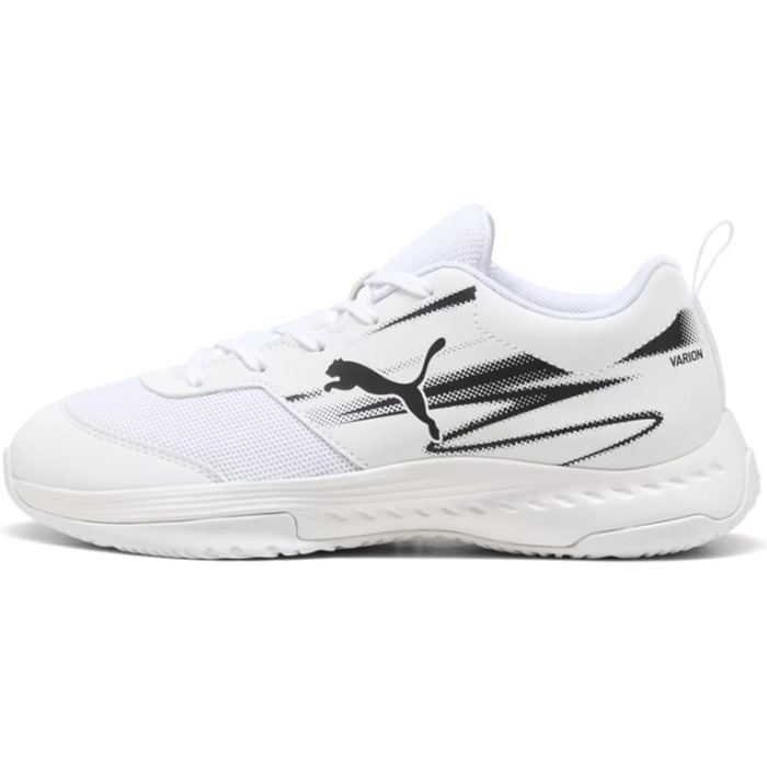 Дитячі кросівки PUMA Varion Li Jr для залу (38 EU, білий/чорний)