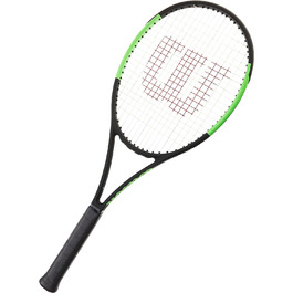 Тенісна ракетка Wilson, розмір ручки 1 (4 1/8''), чорна/зелена