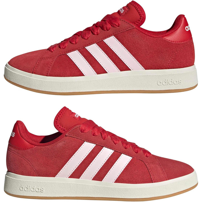 Кросівки жіночі adidas Grand Court Base 00s 39 1/3 EU Scarlet/Pink/White