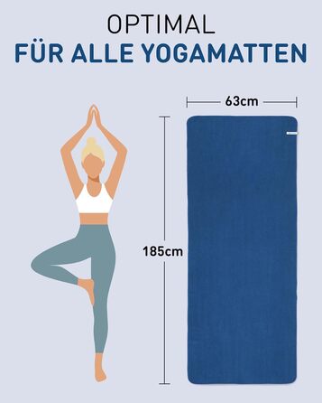 Рушник для йоги Fit-Flip з мікрофібри: неслизький, швидковисихаючий, 185x63 см (Raspberry)