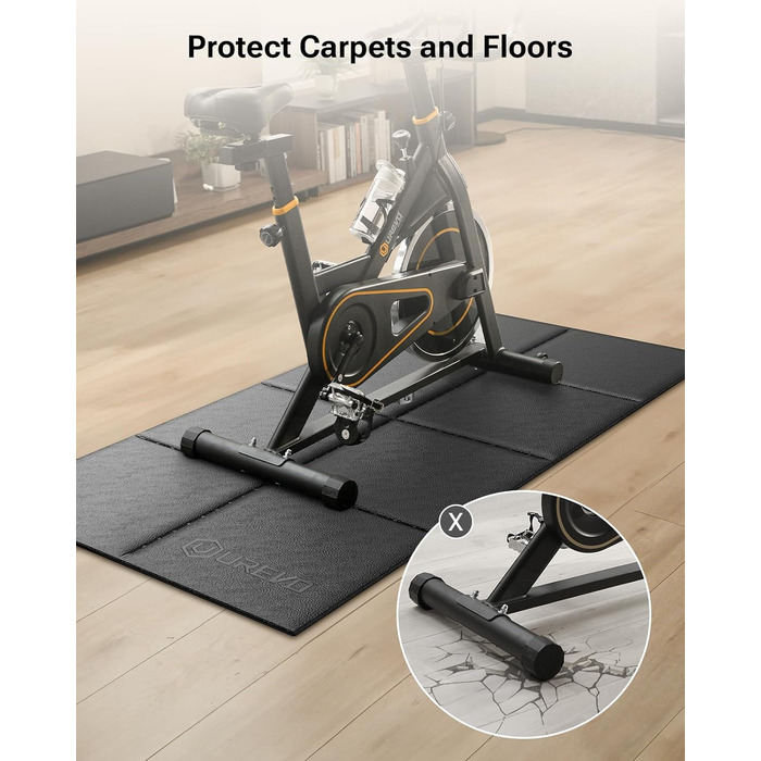 UREVO Smart Walking Pad: Компактний біговий килимок під стіл з двома амортизаторами, додаток для фітнесу з аналітикою та режимом MIIT, керування пультом або додатком, для дому та офісу