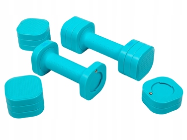 Регульовані гантелі ACRA LADY 2-5 фунтів — набір 2 шт., загальна вага 4,66 кг