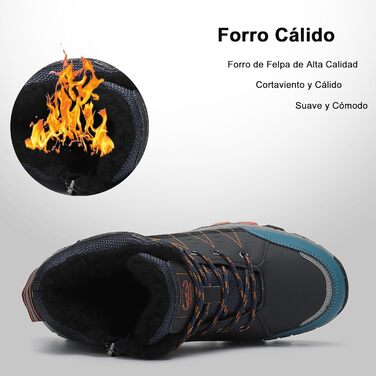 Зимові чоботи ASTERO для хлопчиків 31-38, снігоступи для дітей з шипами, унісекс туристичні чоботи, утеплені, нековзні, блакитні, 36 EU