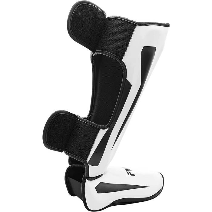 Шини для ніг FIVING MMA з захистом зап'ястя, регульовані, з підкладкою, для Муай Тай, Кікбоксингу та MMA, білі, XL