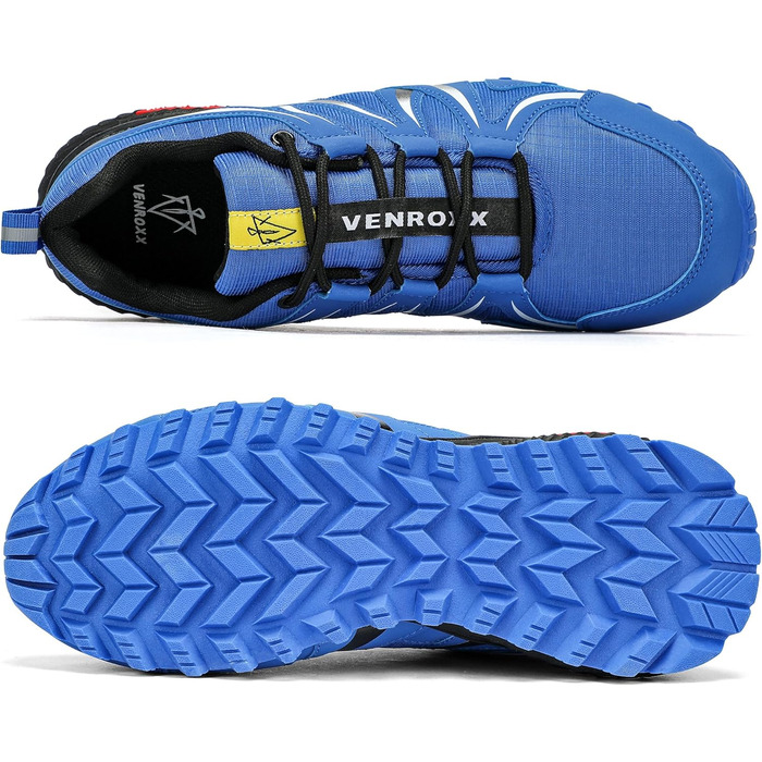 Чоловічі трейлранні кросівки для хайкінгу та трекінгу. Легкі, дихаючі, з антиковзкою підошвою. Розміри 39-48, синій колір.