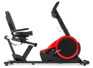 Горизонтальний велотренажер Hop-Sport HS-060L Pulse червоний 2020