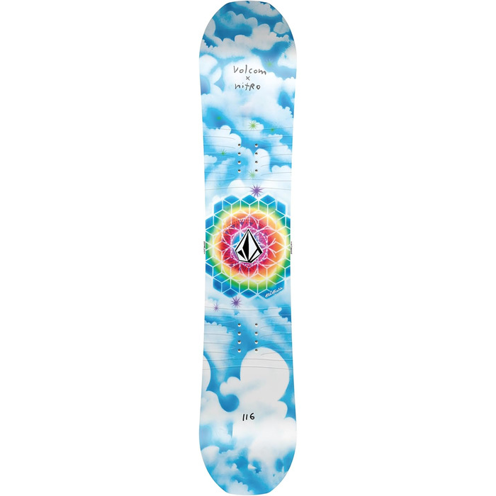 Сноуборд Nitro Ripper Kids X Volcom B 116 см, для дітей, унісекс, мультиколір