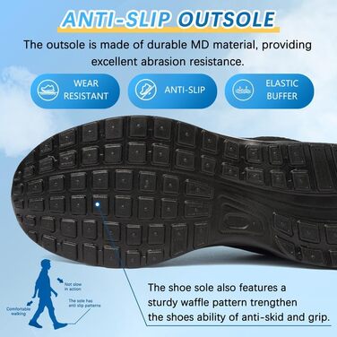 Жіночі кросівки для бігу та фітнесу. Зручні, дихаючі, з амортизацією. Розмір 38 EU, чорно-білі.