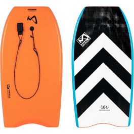 Дошка для бодіборду Mesle Speed Skin 42,5'' для дітей і дорослих, помаранчева, для серфінгу та плавання