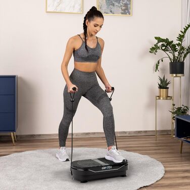 Платформа вібраційна Gymtek XP300 для дому: 99 рівнів, 5 програм, Touchscreen. Для схуднення, спалювання жиру та нарощування м'язів. Чорний колір.