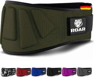 Пояс для важкої атлетики Roar® для чоловіків і жінок, пауерліфтинг, кросфіт, тренажерний зал