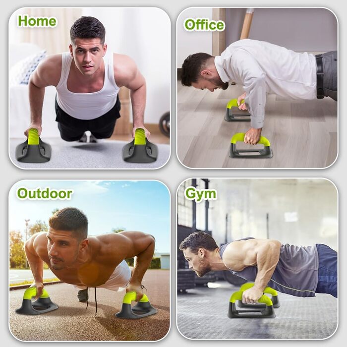 Обладнання для калістеніки: бруси для віджимань, паралелі, бруси для стійки на руках, надійні бруси для віджимань, дошка для віджимань для тренувань на підлозі, стійка на руках, силові тренування, вантажопідйомність 226 кг, темно-зелений – перфорована осн