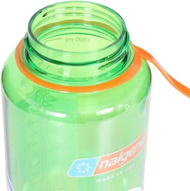 Пляшка для води Nalgene Sustain Tritan 907 мл, BPA-free, 50% перероблений пластик, широка горловина, колір Pear