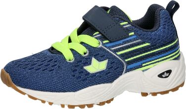 Дитячі спортивні черевики Lico Jungen Mic Vs для залу, 27 EU, морська блакить з лимоном