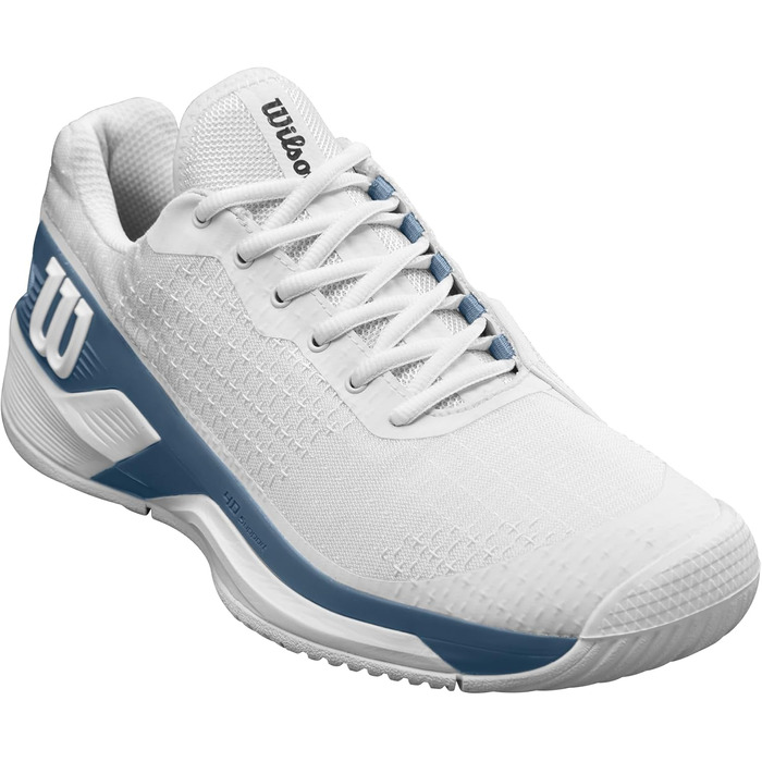 Тенісні кросівки Wilson Rush Pro Extra Duty 45 1/3 (Білий/Синій/Сріблястий) - для корту