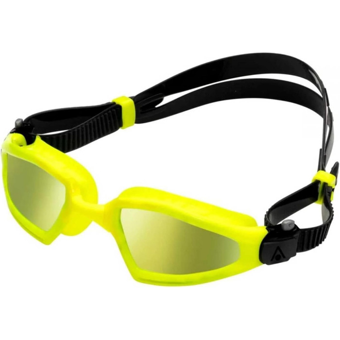 Окуляри для плавання Aquasphere Kayenne Pro Titanium Mirror, дзеркальні, неон-жовті, універсальний розмір