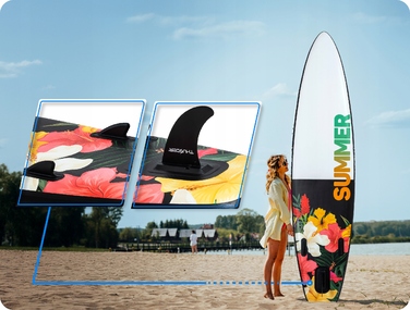 Надувна SUP-дошка 320 см Thunder: плавуча модель із сидінням та повним комплектом