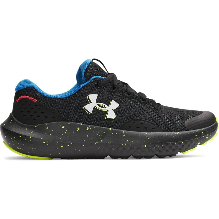 Чоловічі кросівки Under Armour Surge 4 (35.5 EU, чорний, жовтий, висока видимість)