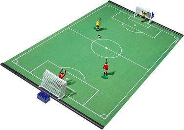 TIPP-KICK Classic 80x47 см – ігровий набір з 2 гравцями, 2 воротарями, 2 пластиковими воротами, 2 м'ячами, фетровим полем