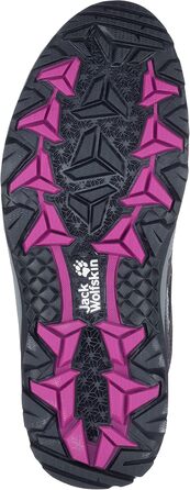 Жіночі туристичні черевики Jack Wolfskin Vojo 3 Texapore Low, 38 EU, Dark Steel Purple