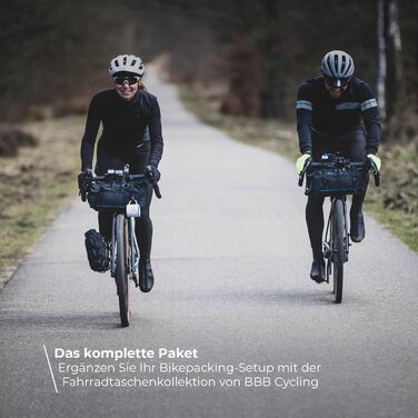 Велосипедна сумка BBB Cycling Front Fellow BSB-141, водонепроникна, на кермо, чорна, розмір M