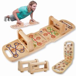 Дошка для віджимань Push Up Board 24-в-1 з ручками для тренування м'язів грудей, трицепсів, плечей та спини вдома для чоловіків і жінок
