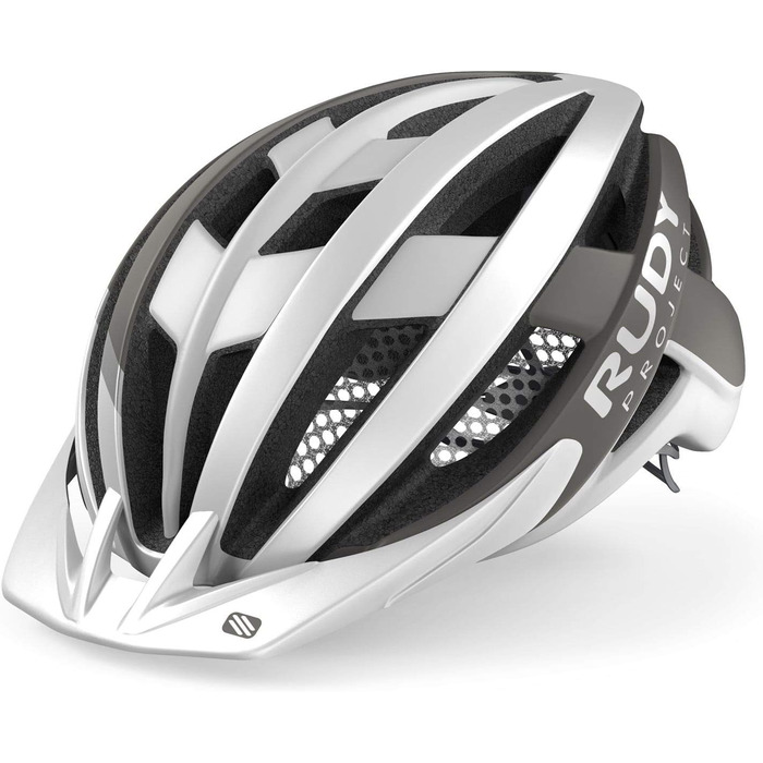 Велошолом Rudy Project Venger MTB сірий/білий 51-55 см