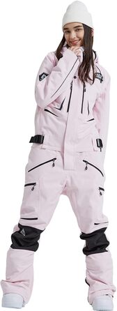 Жіночий гірськолижний комбінезон HOUZONIY 724-Rosa - рожевий, для сноуборду та гірських лиж