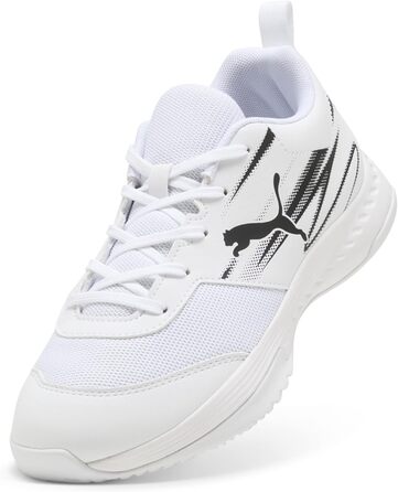 Дитячі кросівки PUMA Varion Li Jr для залу (38 EU, білий/чорний)